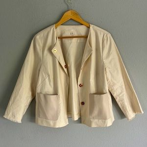 Tommy Hilfiger button front blazer size L